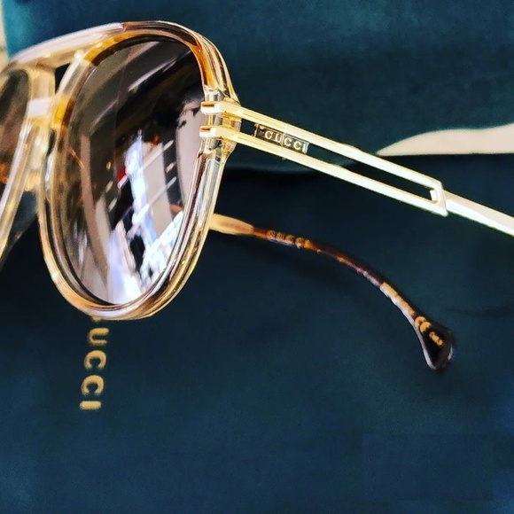 NWT GUCCI GG1104S - 002 Pilot Sunglasses - Picture 3 of 4